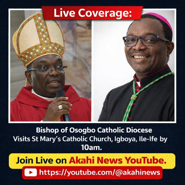 Live Coverage: Bishop of Osogbo Catholic Diocese Visits St Mary’s Catholic Church, Igboya